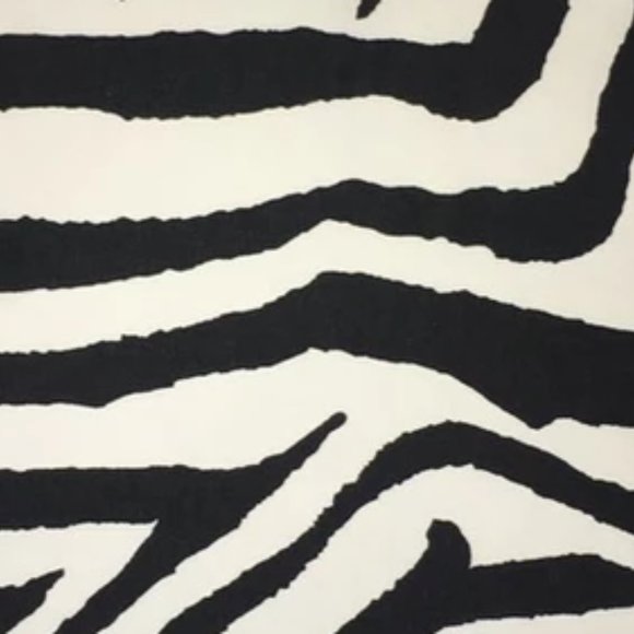 23 x 23" Zebra Black Pillow Cover - NEW - Picture 3 of 3